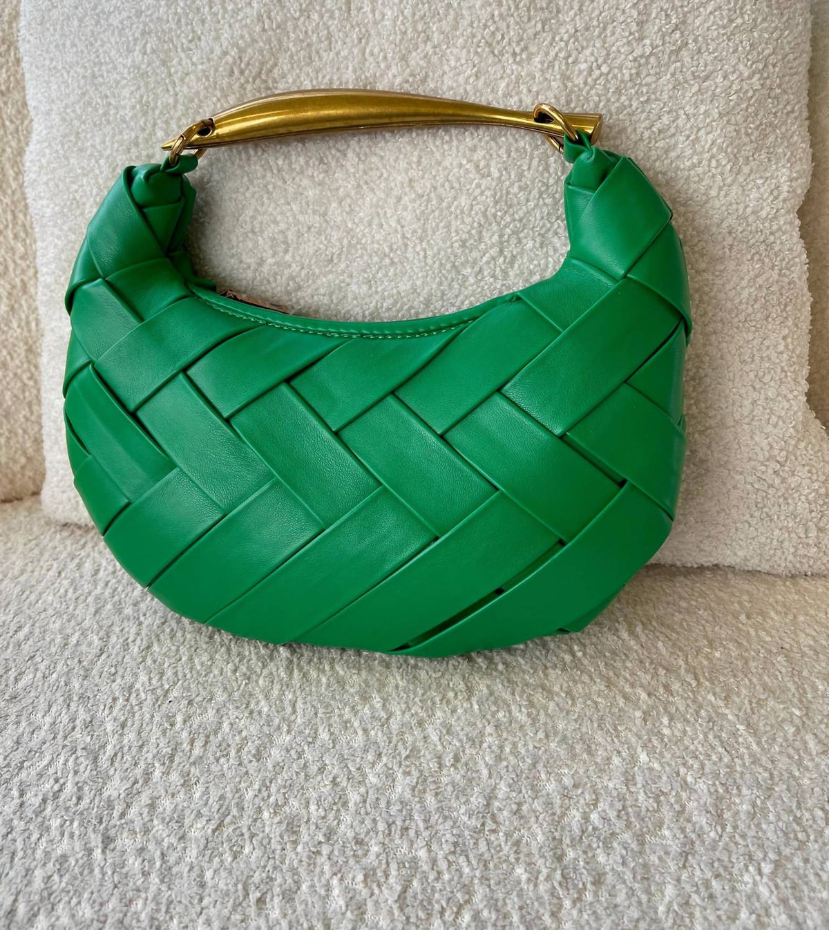 Urban Expressions - Women's Kelsey Faux Leather Woven Handbag