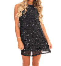 Caramela - Holiday Magic Sequin Mini Dress