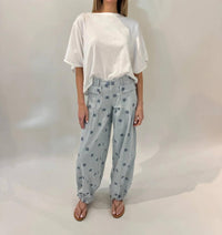 Free People - Lotus Embroidered Jeans