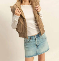 Hyfve - Structured Cropped Puffer Vest