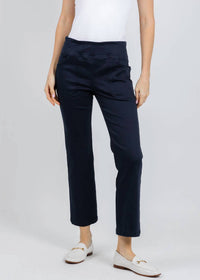 Elliott Lauren - Modern Twill Pull-on Pants With Pocket
