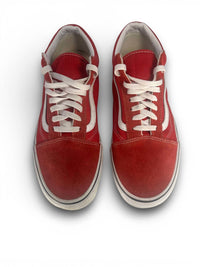 Vans Men's Lace-up Sneaker in red and white - men's sneaker - view 5