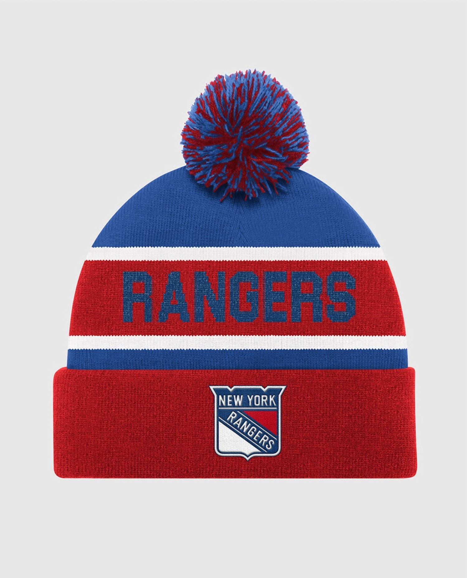 Starter - Unisex New York Rangers Pom Beanie