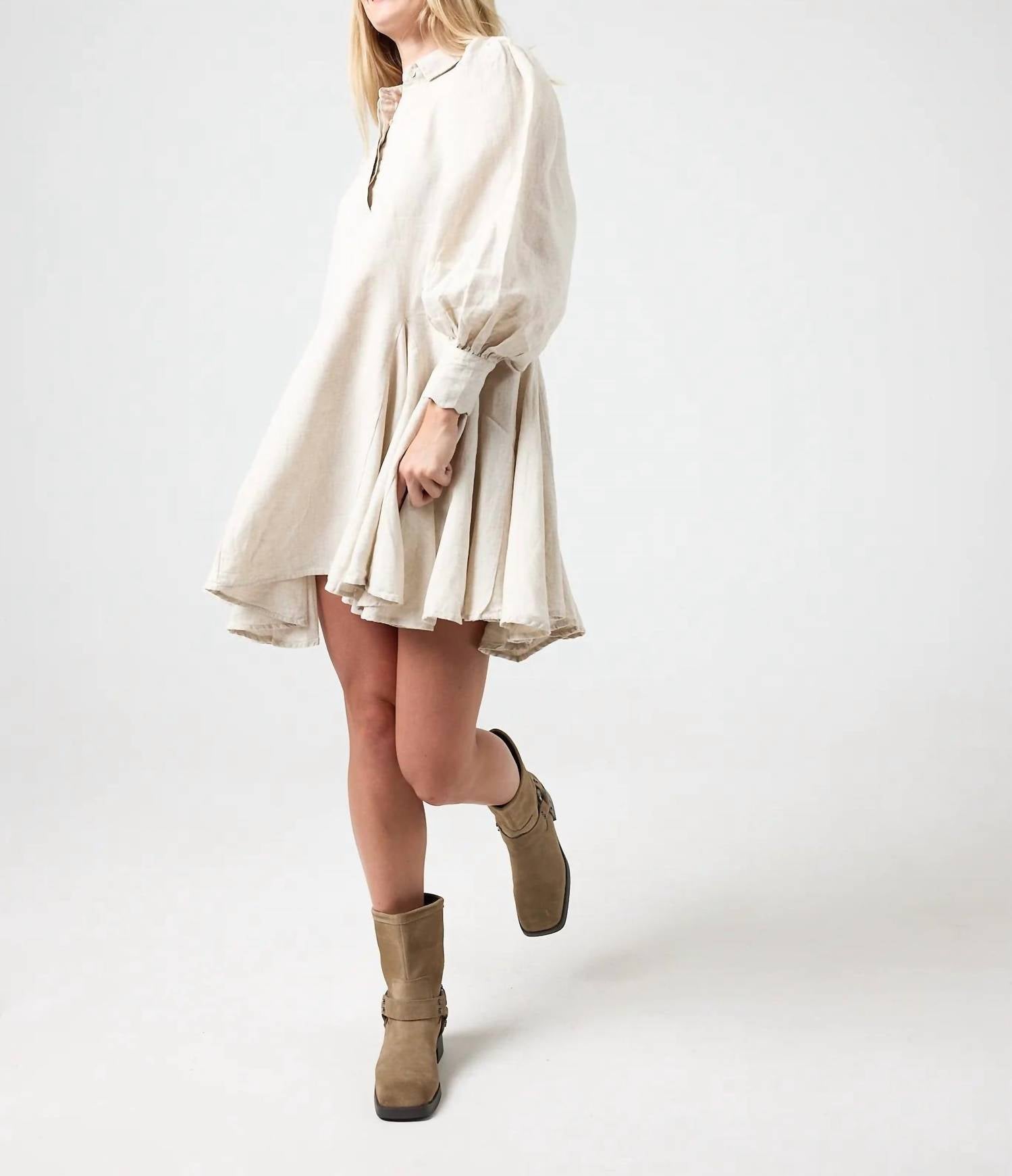 Lanhtropy - Camille Linen Dress