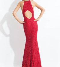 Rachel Allan - Floral Lace Mermaid Gown