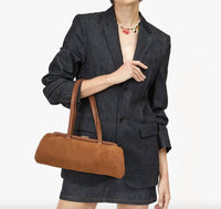 Clare V. - Women's Yvette East-west Nubuck Leather Handbag