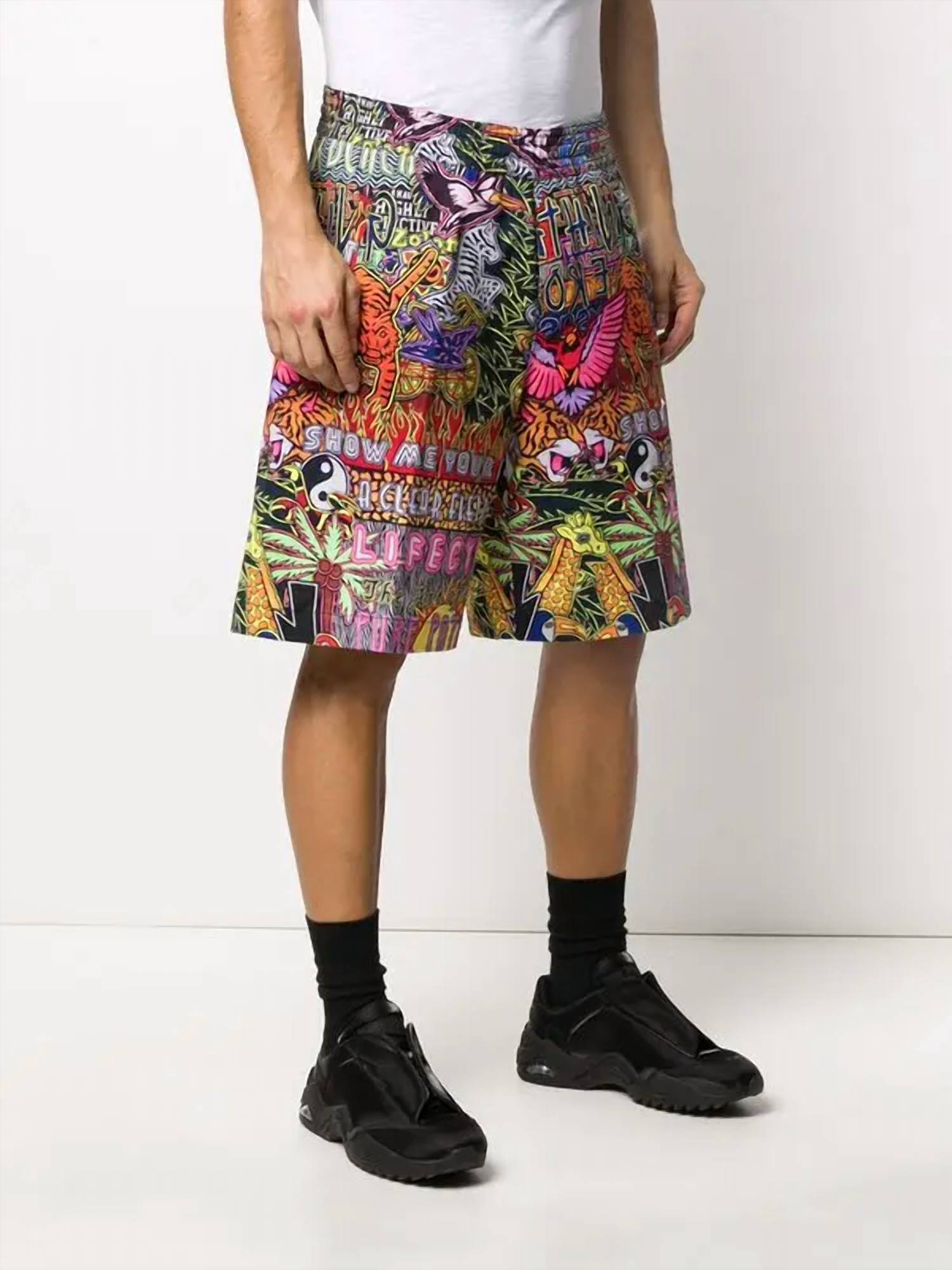 Neil Barrett - All-over Printed Shorts