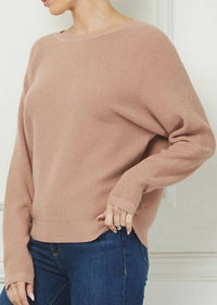 Allie Rose - Blush Waffle Sweater