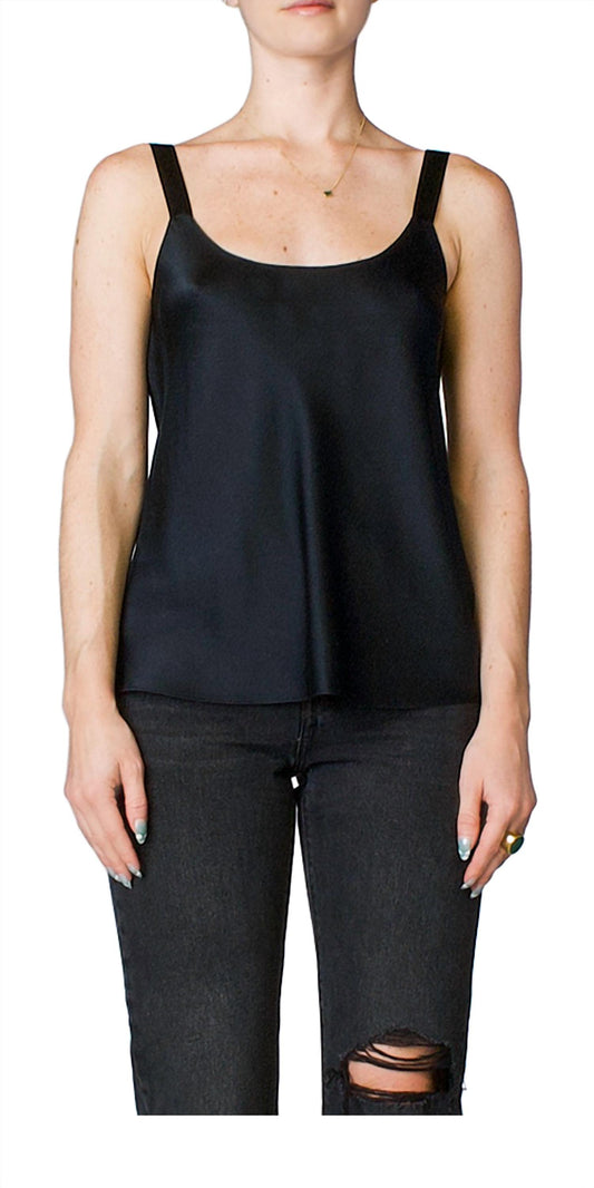 Silk Scoop Neck Cami