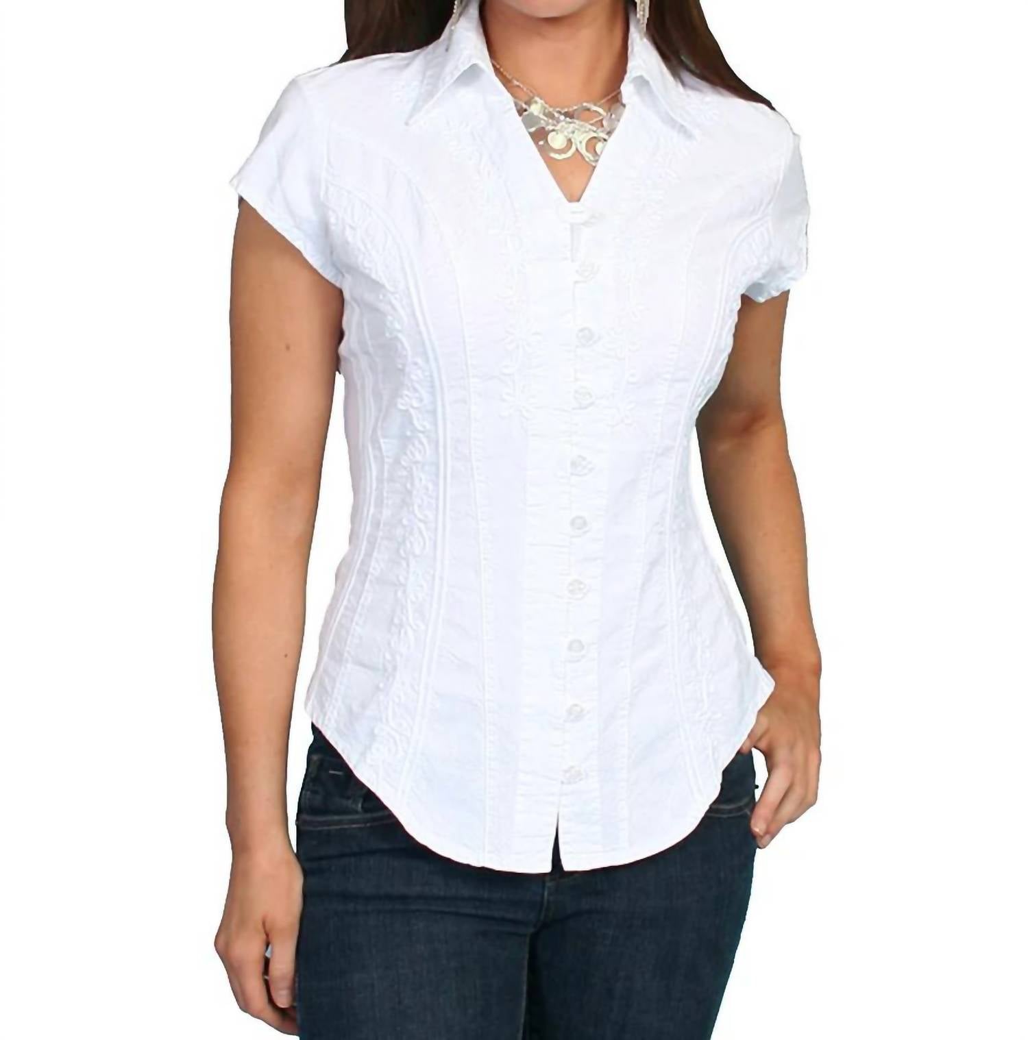 Scully - Cap Sleeve Blouse
