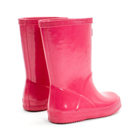 HUNTER Kids First Gloss Rain Boots in bright pink - kids' shoe - view 4