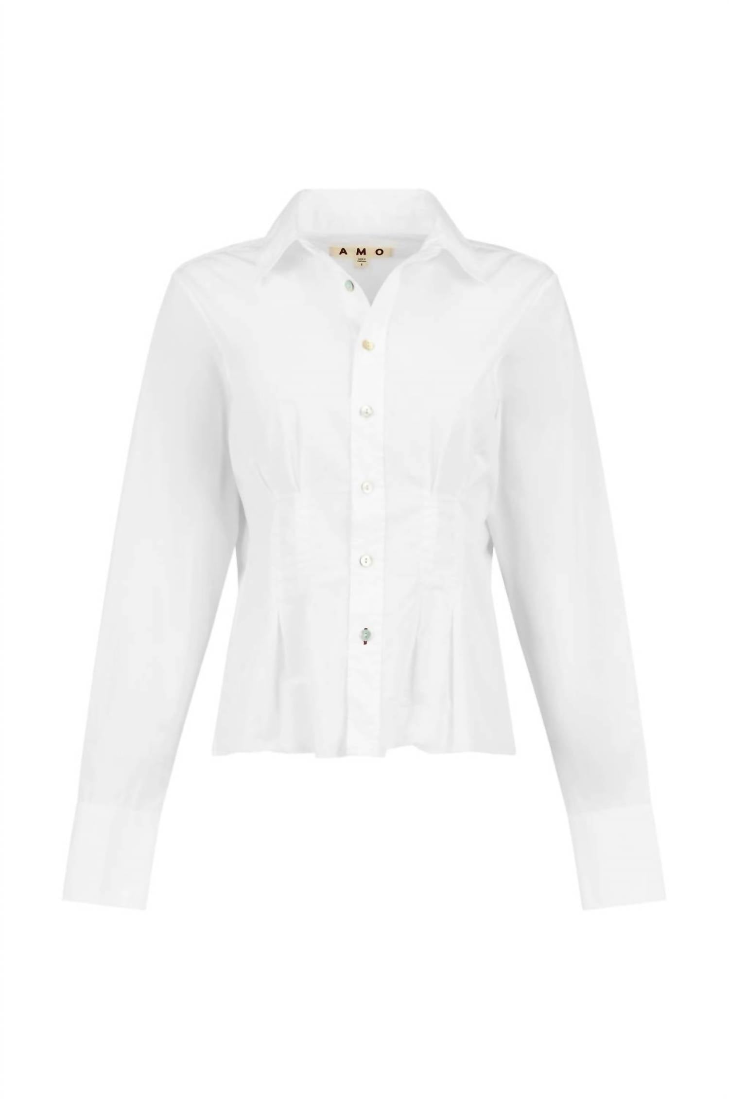 Amo - Lucinda Cinched Back Shirt