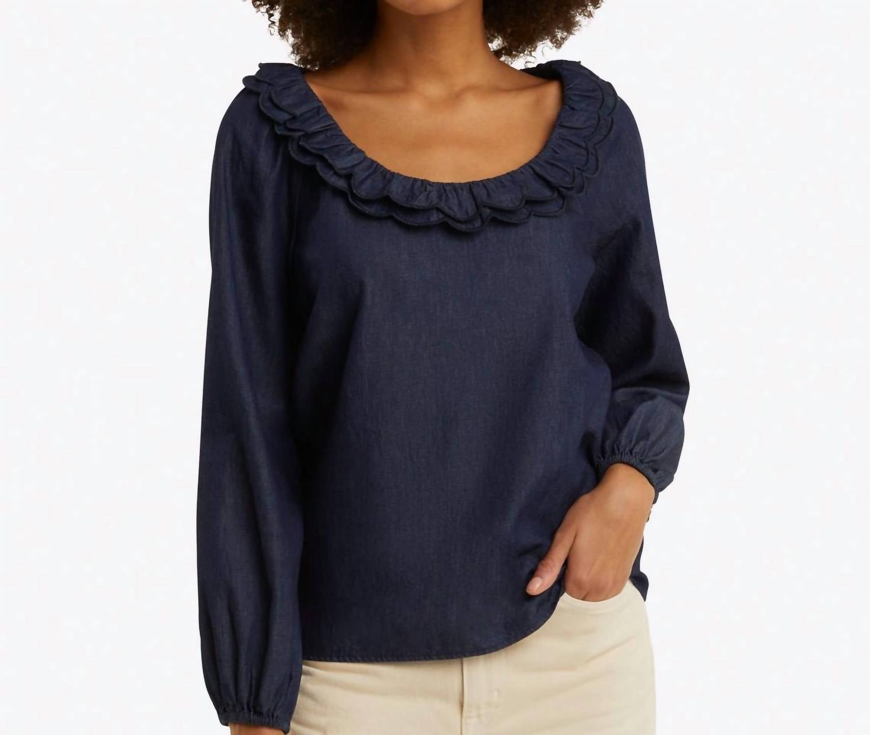Draper James - Reyna Long-Sleeve Top
