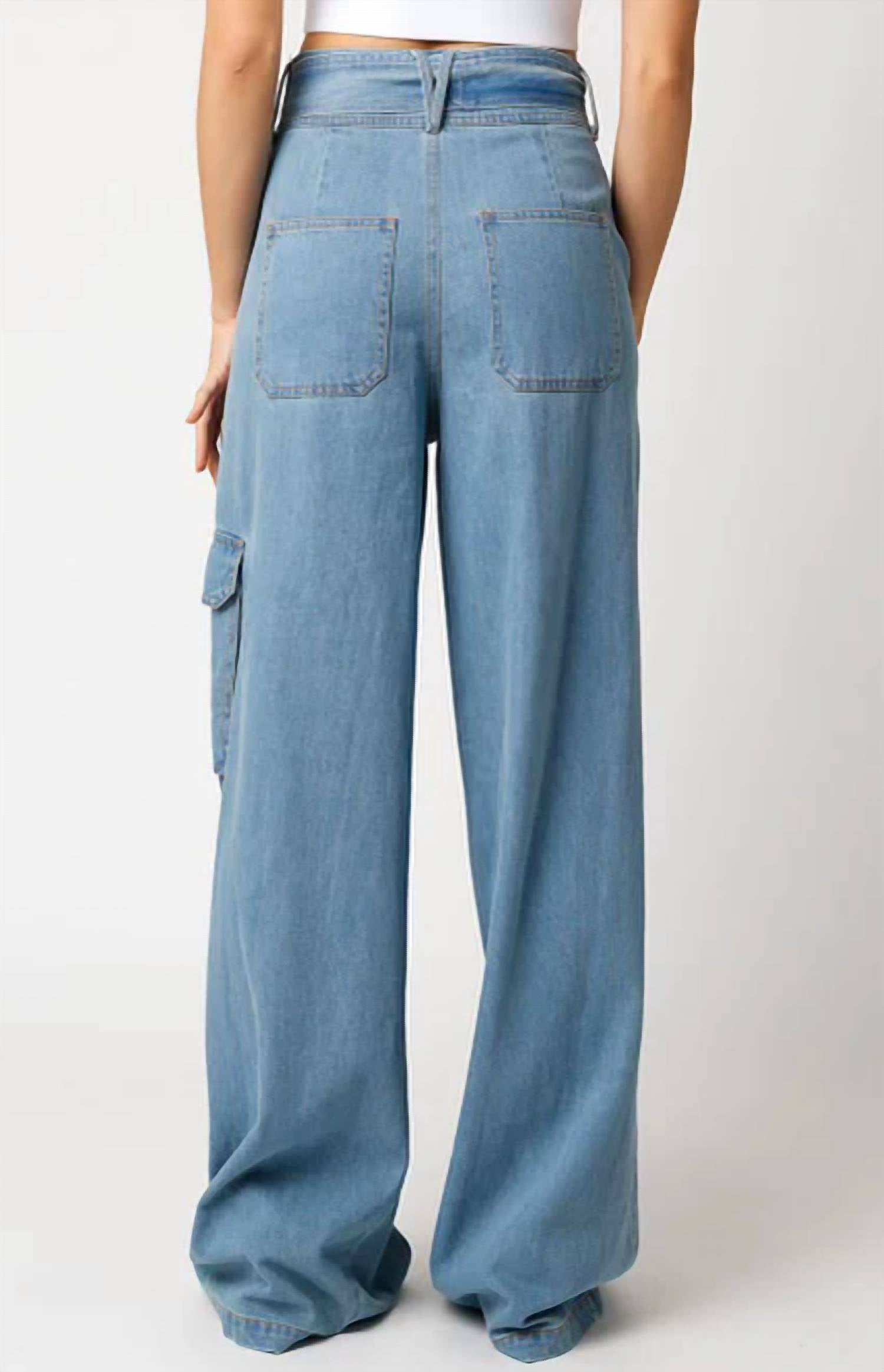 Olivaceous - Freya Denim Pants