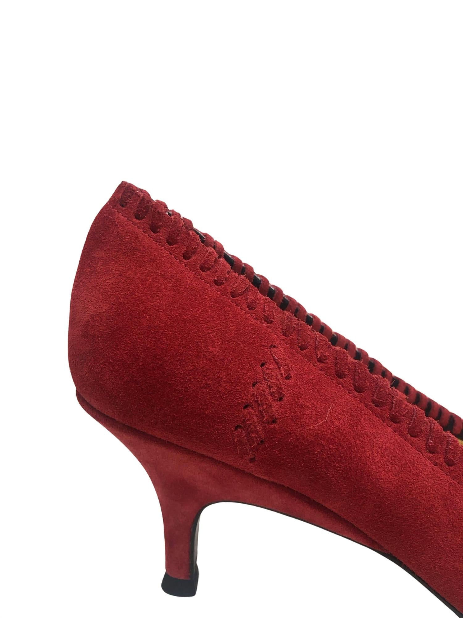 Suzanne Rae - Women's Alcott Whip Stitch Pump Heels