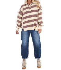 Easel - Field Day Rugby Stripe Pullover