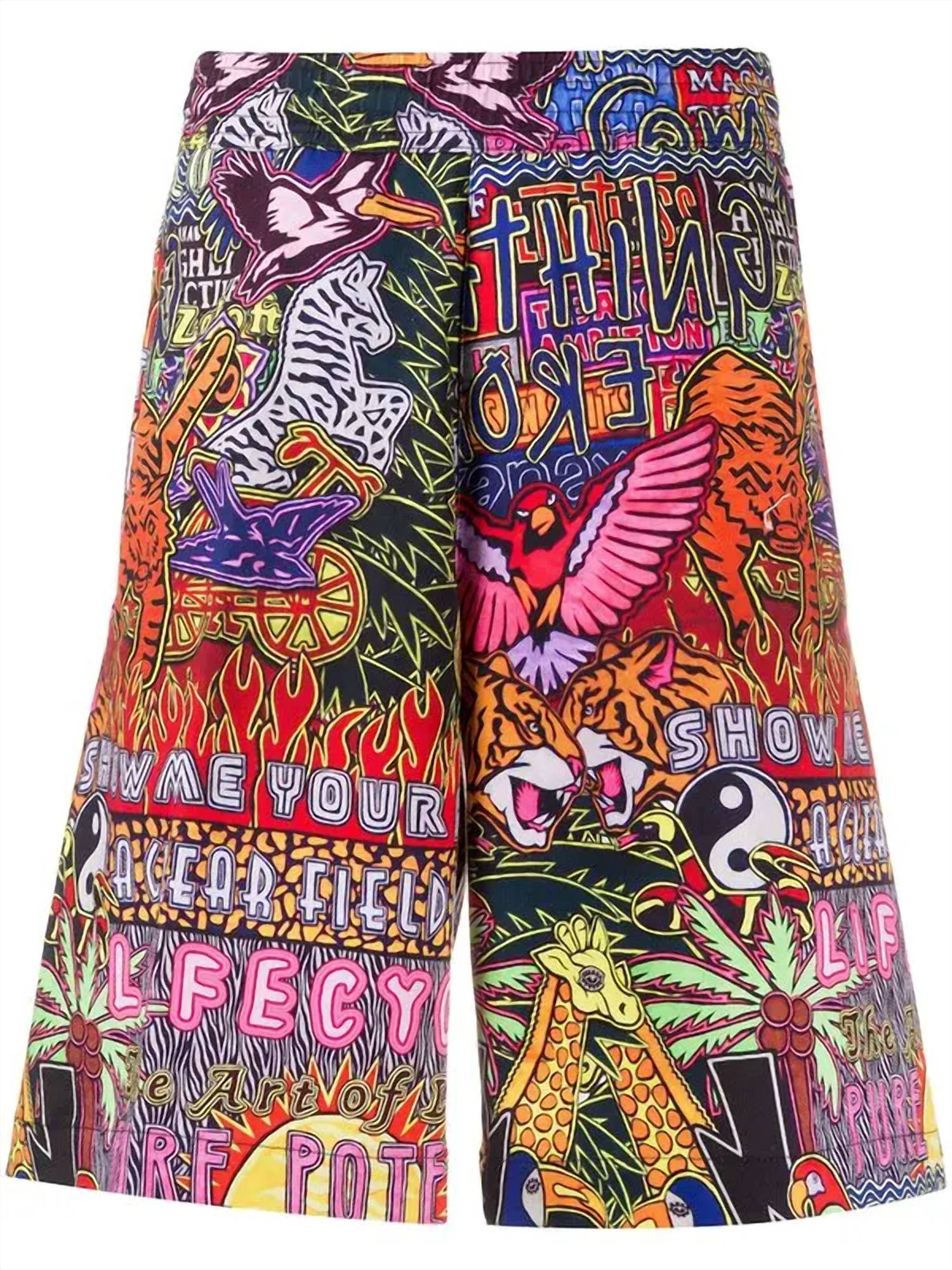 Neil Barrett - All-over Printed Shorts