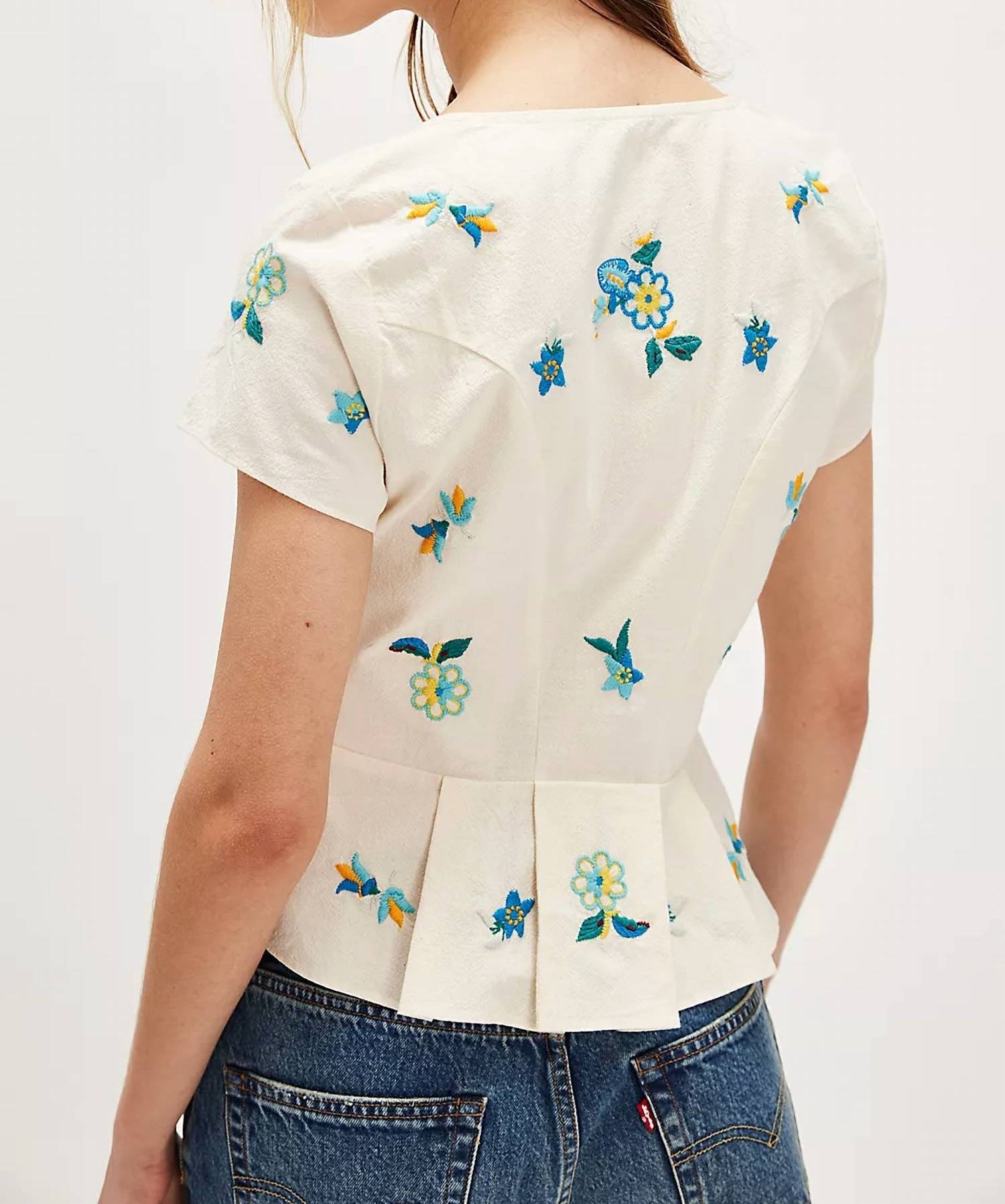 Free People - Kelly Embroidered Blouse