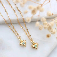 Mesa Blue - Women's Opal Heart Necklace