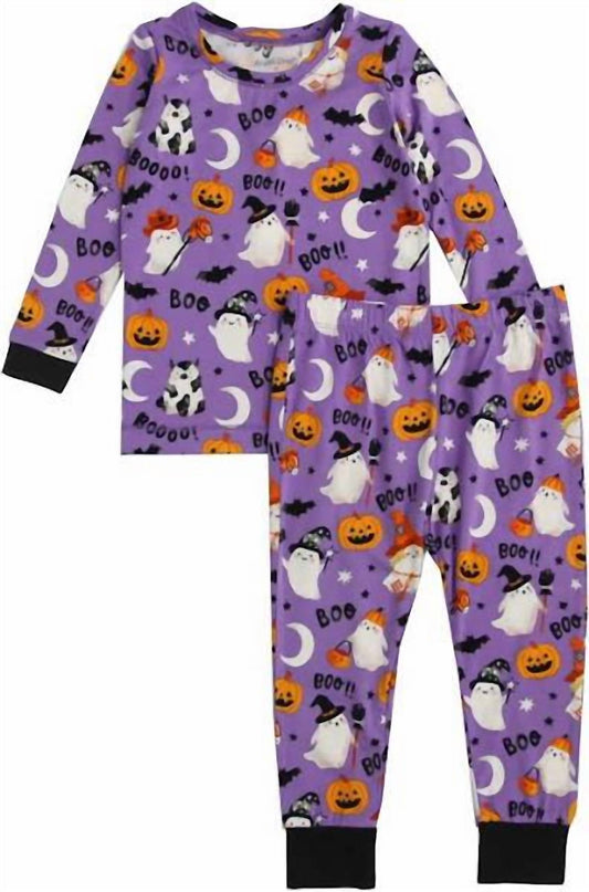 Angel Dear - Kids' Costumed Ghosts Glow in The Dark Pajama Set