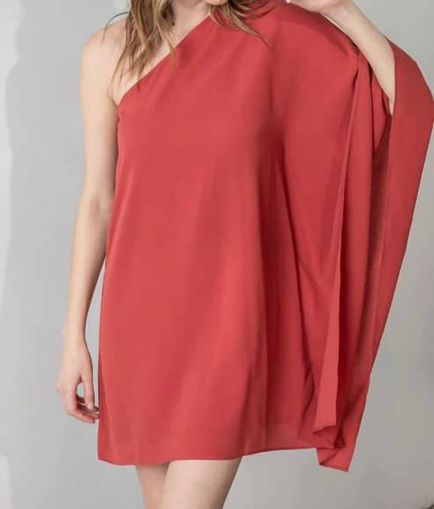Reverof - One Shoulder Dress