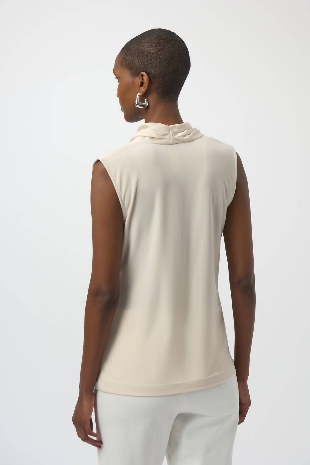 Joseph Ribkoff - SATIN AND SILKY KNIT WRAP TOP