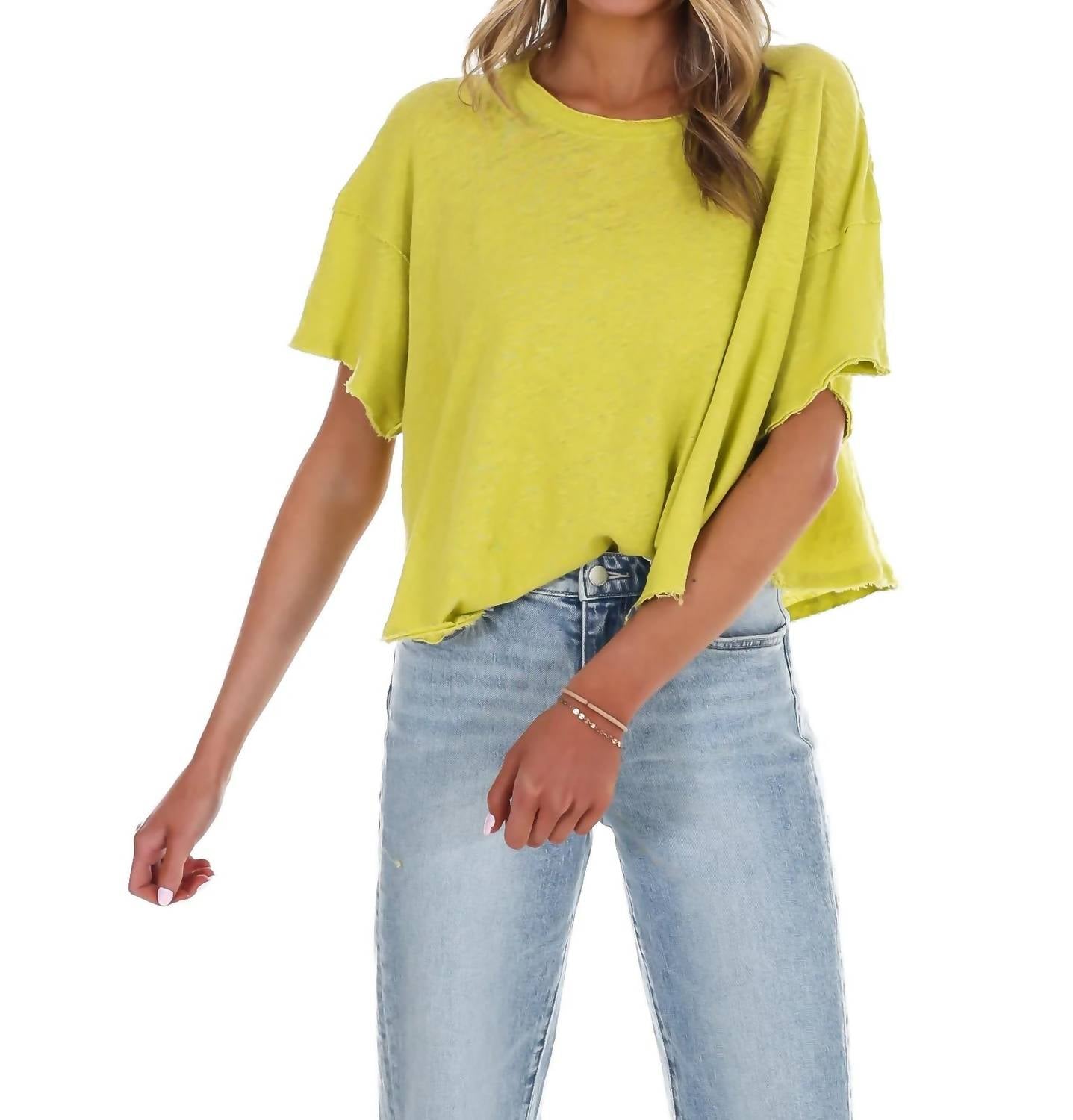 Free People - Elsie Short Sleeve Swing Tee