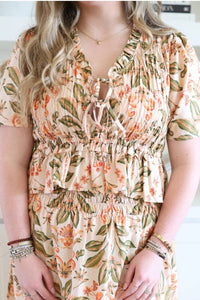 Olivaceous - Short Sleeve Palm Top
