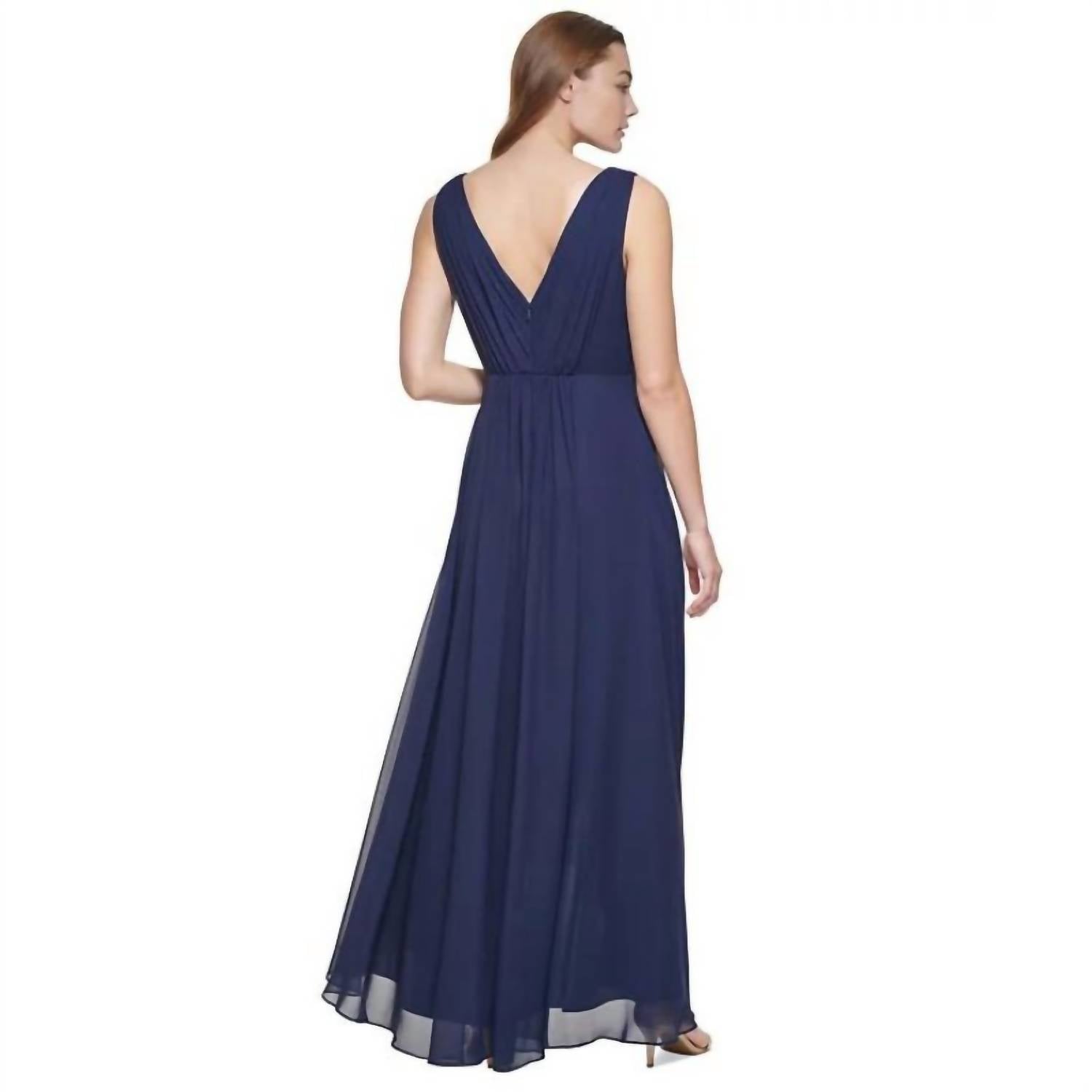 Eliza J - Chiffon Maxi Gown Dress