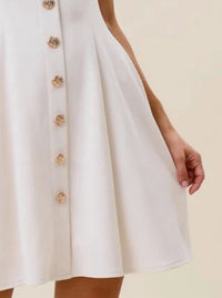 Able - Sweetheart Neck Sleeveless Mini Dress