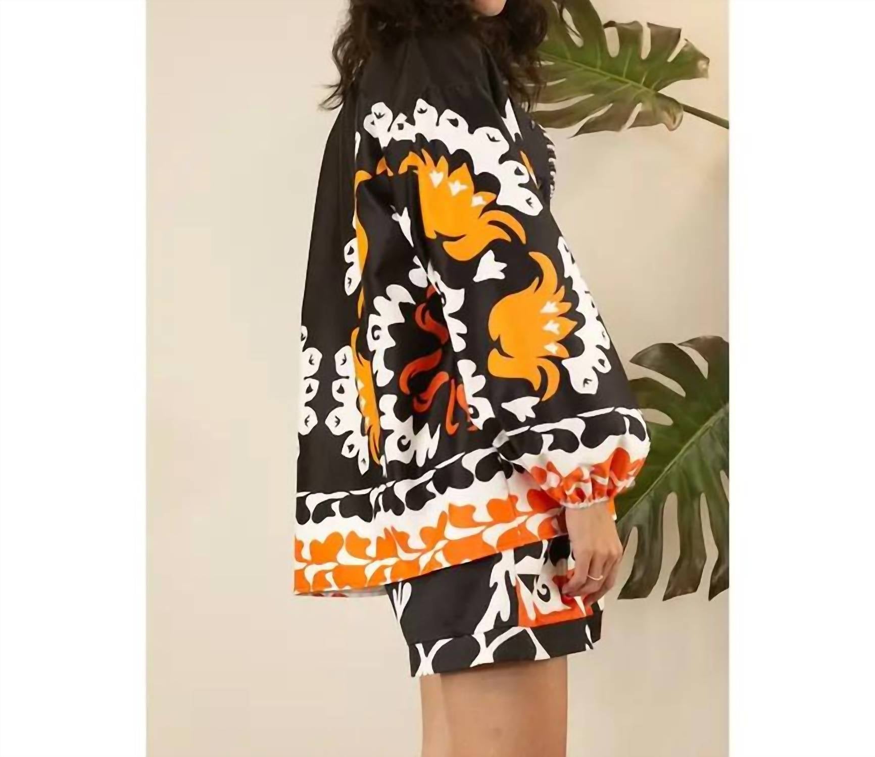 Mulla - Heavy Soft Shirt Jacket And Short Set