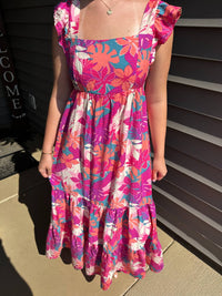 Staccato - Tropic Like Its Hot Midi Dress