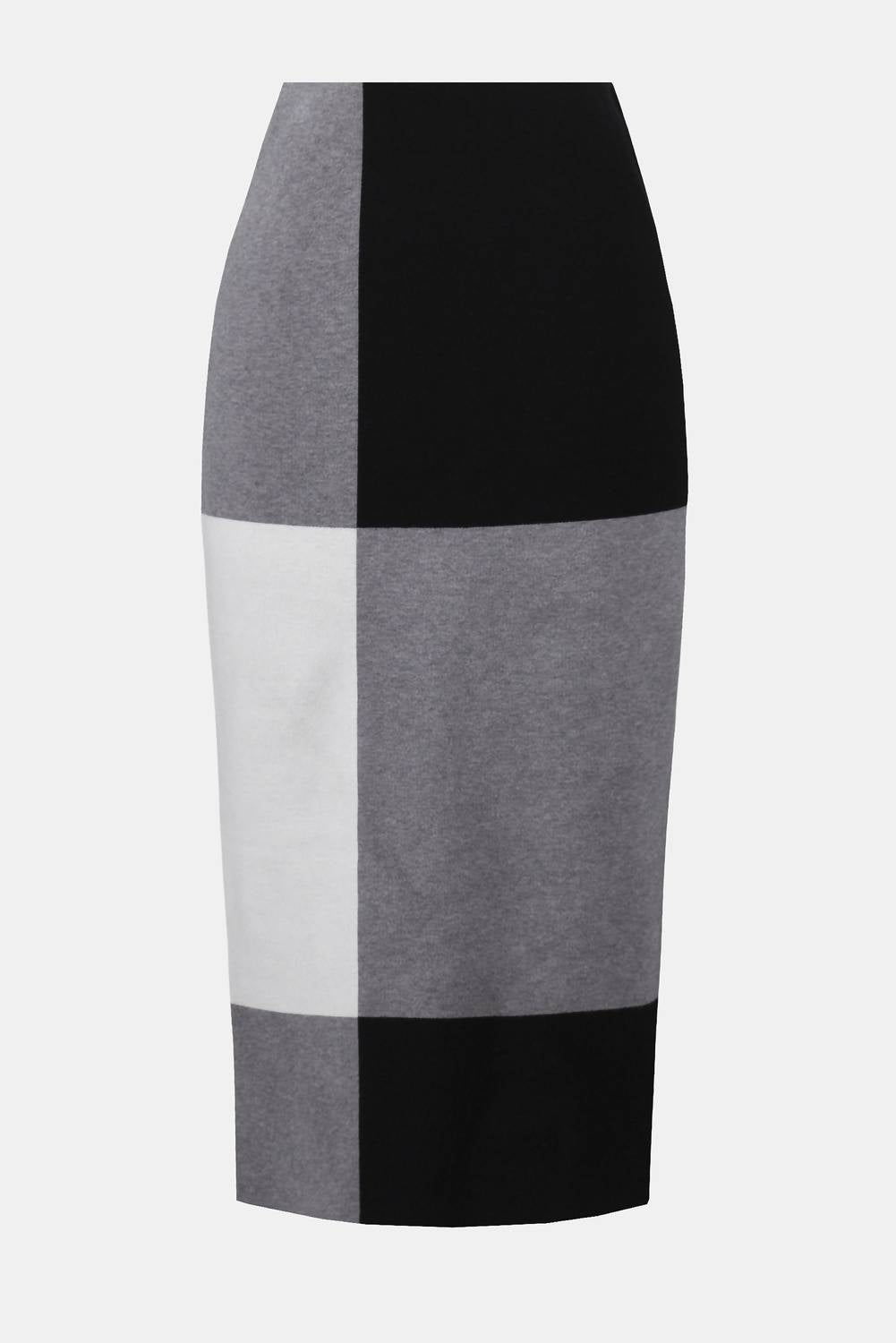 Joseph Ribkoff - Jacquard Sweater Colour Block Skirt