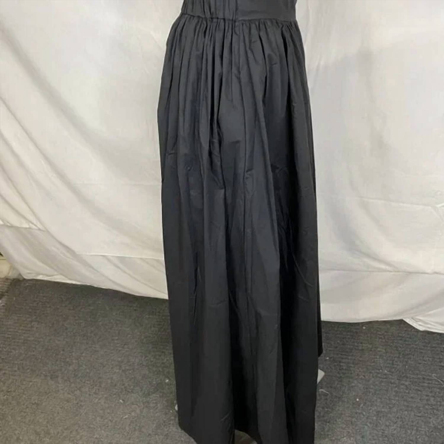 ADRIANA DEGREAS Women's Midi Skirt in black - women's skirt - detail view