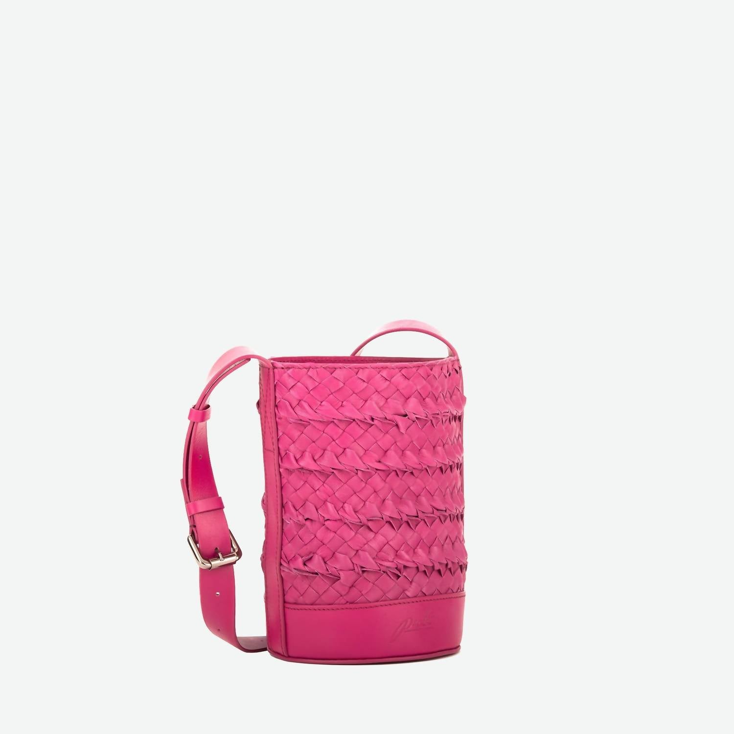 Per Lei New York - Women's Mini Emery Woven Bucket Bag