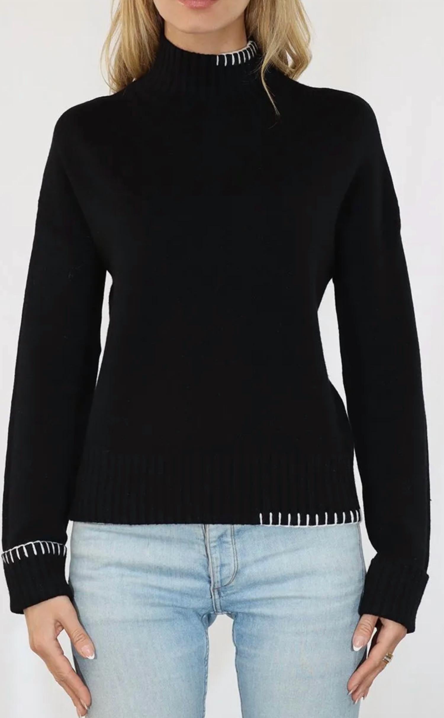 Metric Knits - Cuffed Sleeve Sweater