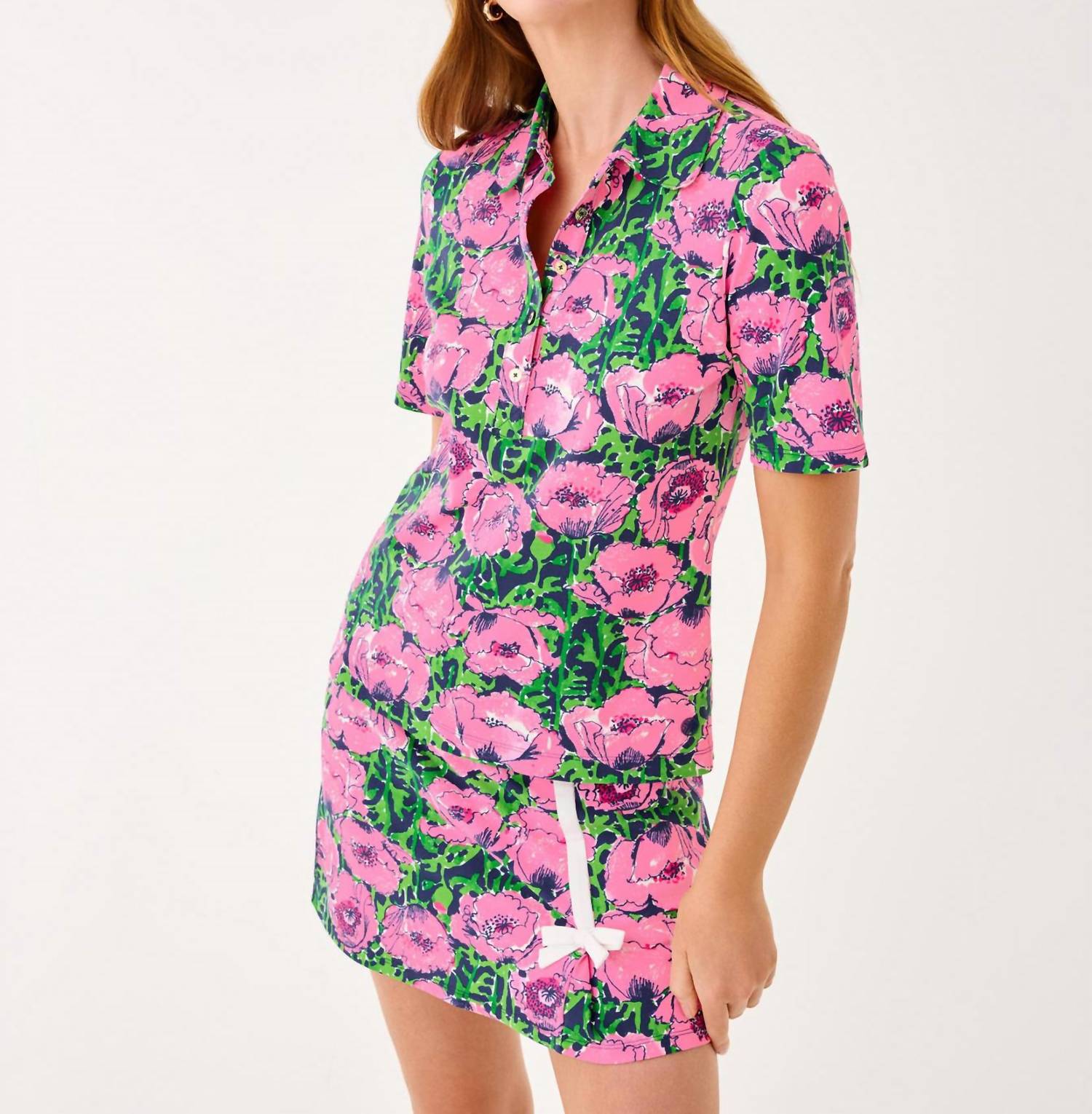 Lilly Pulitzer - Via Flora Polo Top
