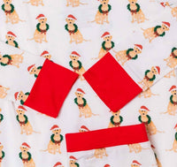 Uptown Baby - Kids' Holiday Dogs 2 Piece Pajama Set