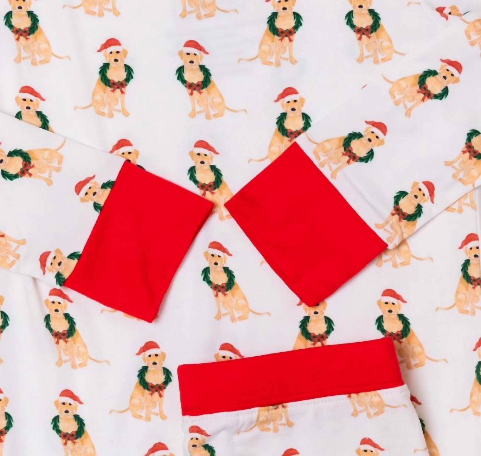 Uptown Baby - Kids' Holiday Dogs 2 Piece Pajama Set