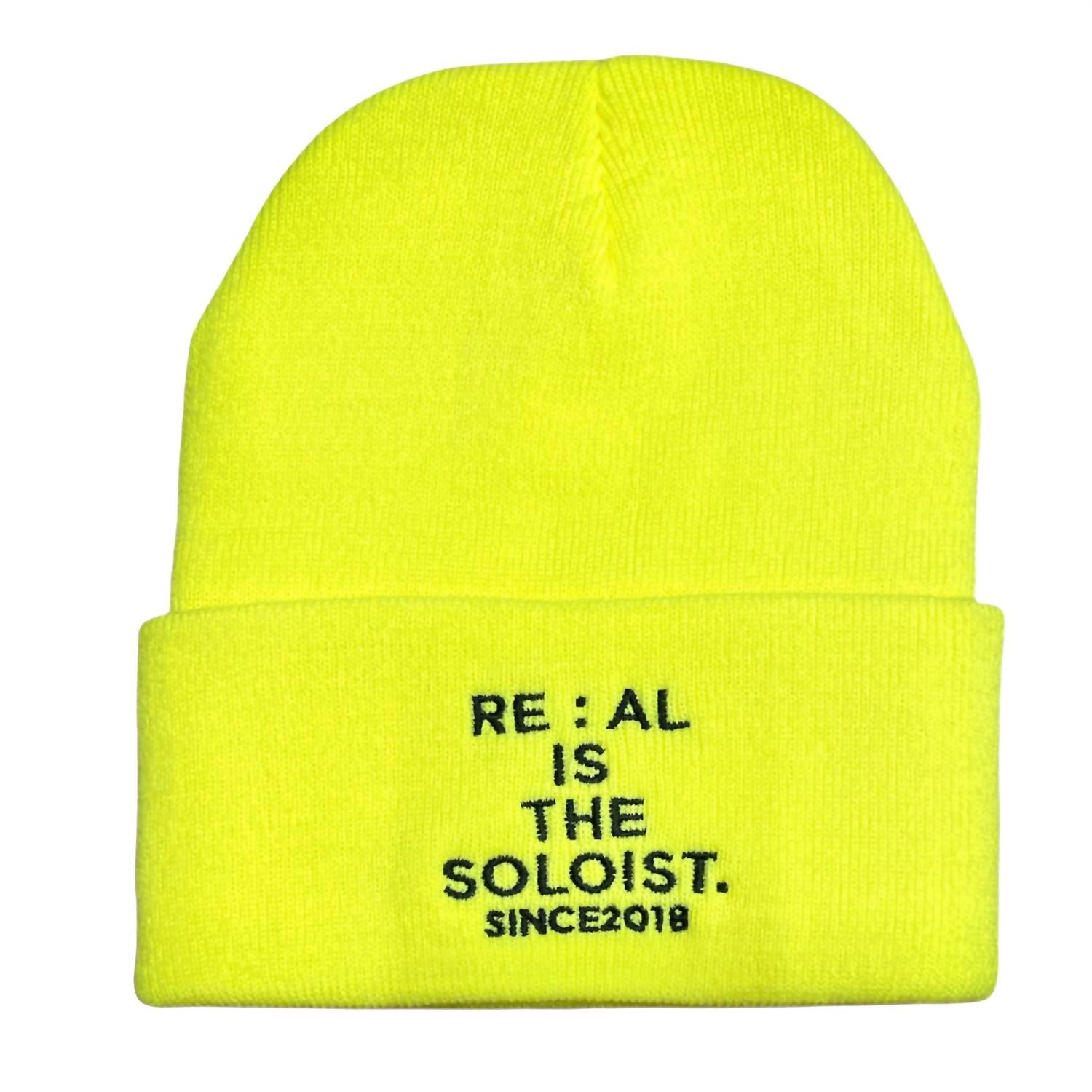 The Soloist X Re:Al - Men's Watch Cap Style Beanie With Folded Flap