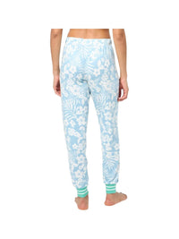 PJ Salvage Breeze Band Pant in ocean blue - women's pants - detail view