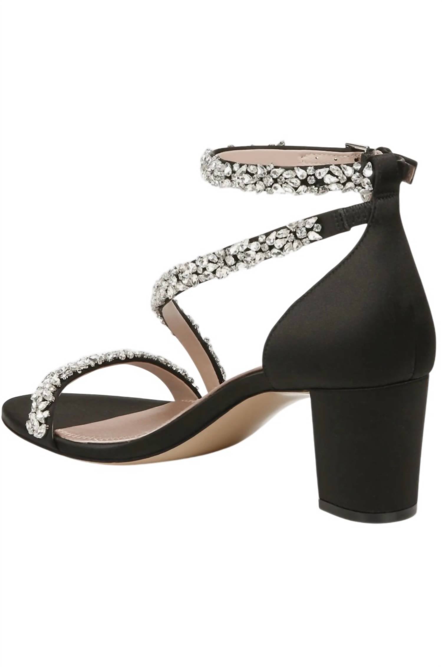 Naturalizer Soul Women's Ahava Ankle Strap Sandals in black - women's sandal - alternate view