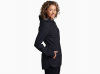 KUHL Women's Stretch Voyager Jacket in blackout - women's top - alternate view