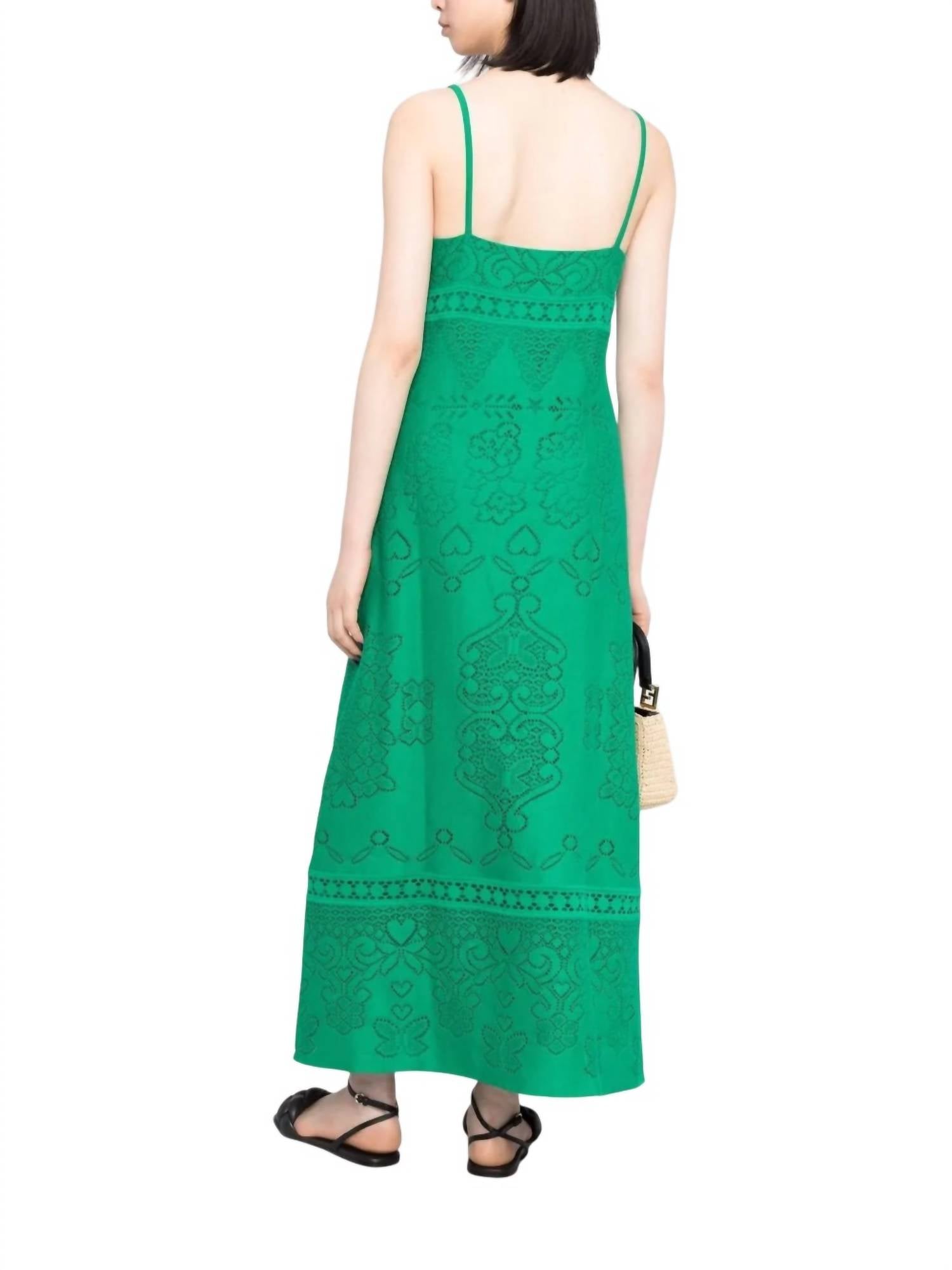 Valentino - Heavy Lace Long Dress
