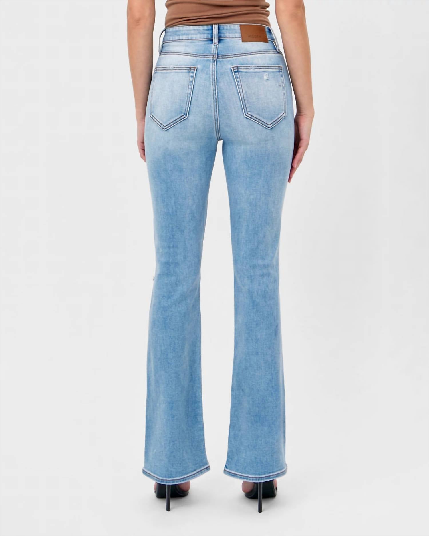 Hidden - Ryan Distressed Bootcut Jeans