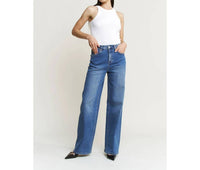 Mica Denim - High Rise Stretch Wide Leg Jeans
