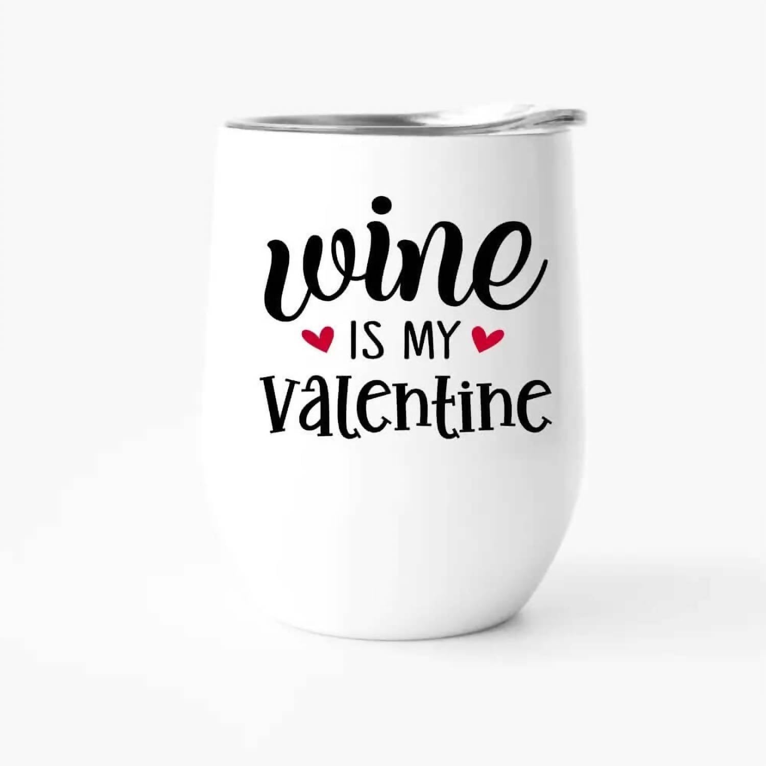 Wholesalesir - Valentine Wine 12 Oz Wine Tumbler