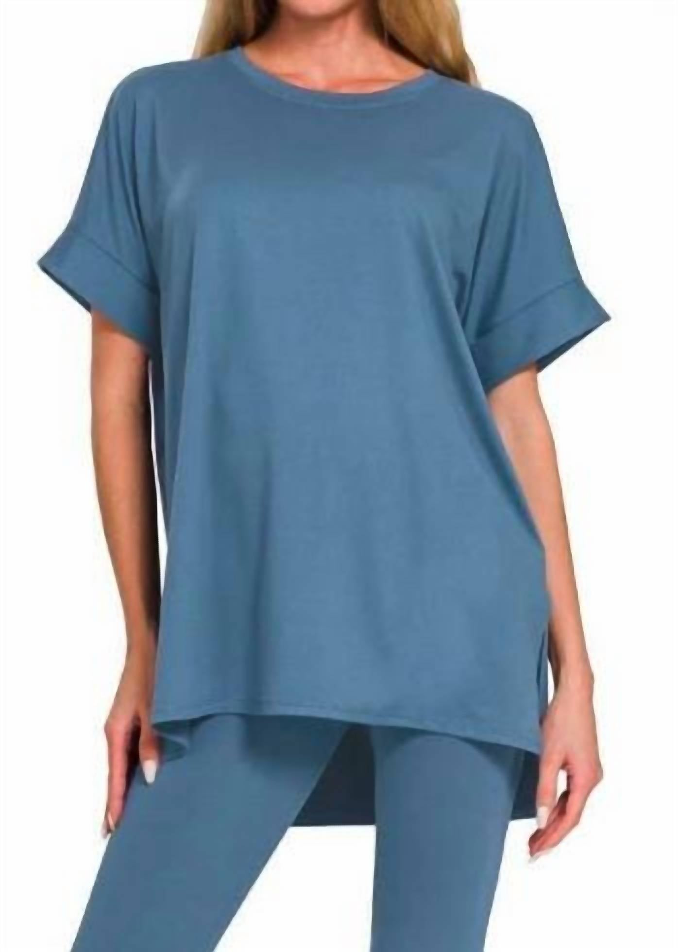 Vanilla Monkey - Buttery Soft Microfiber Tee And Leggings Set Plus