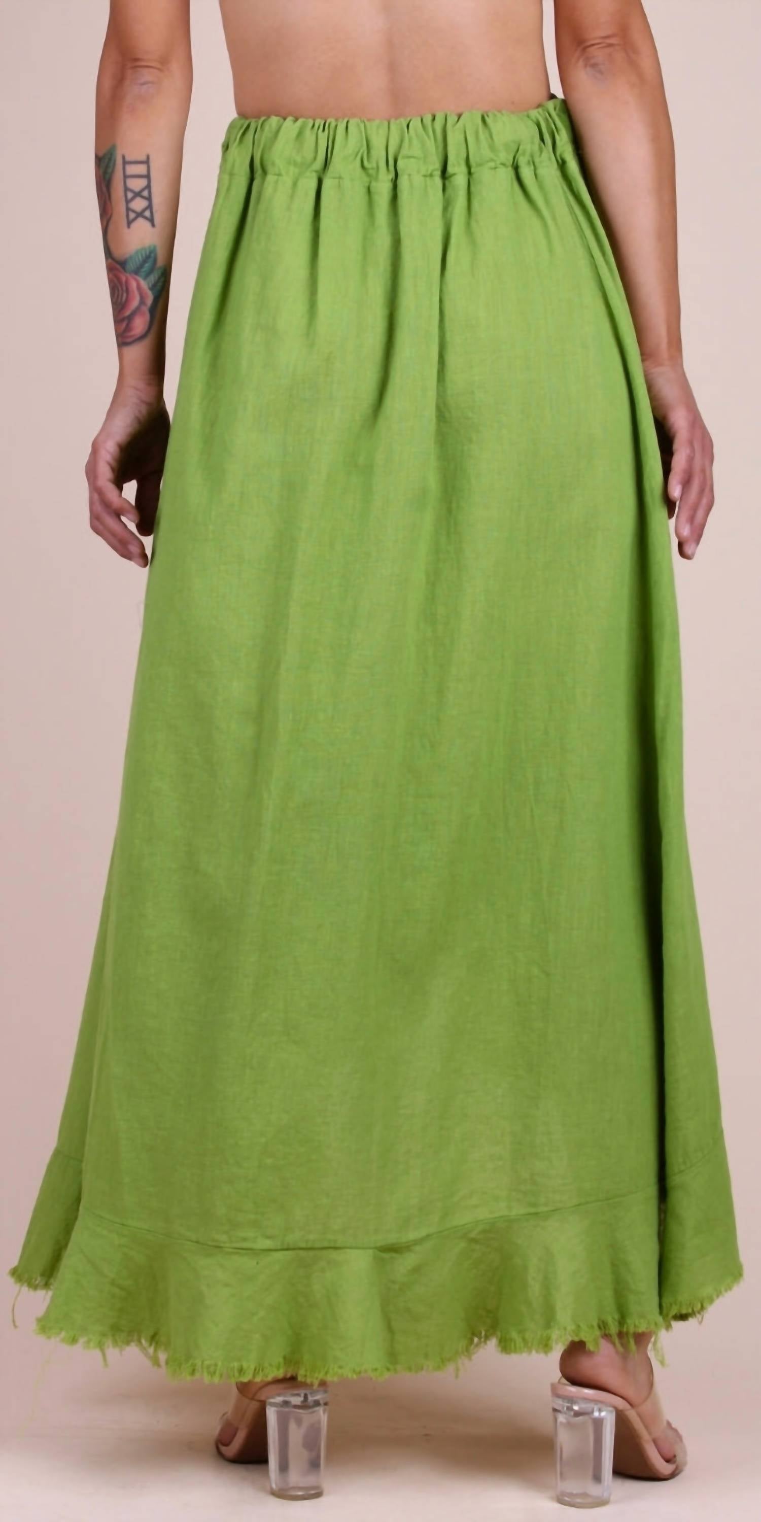 Gigi Moda - Ventura Linen Skirt
