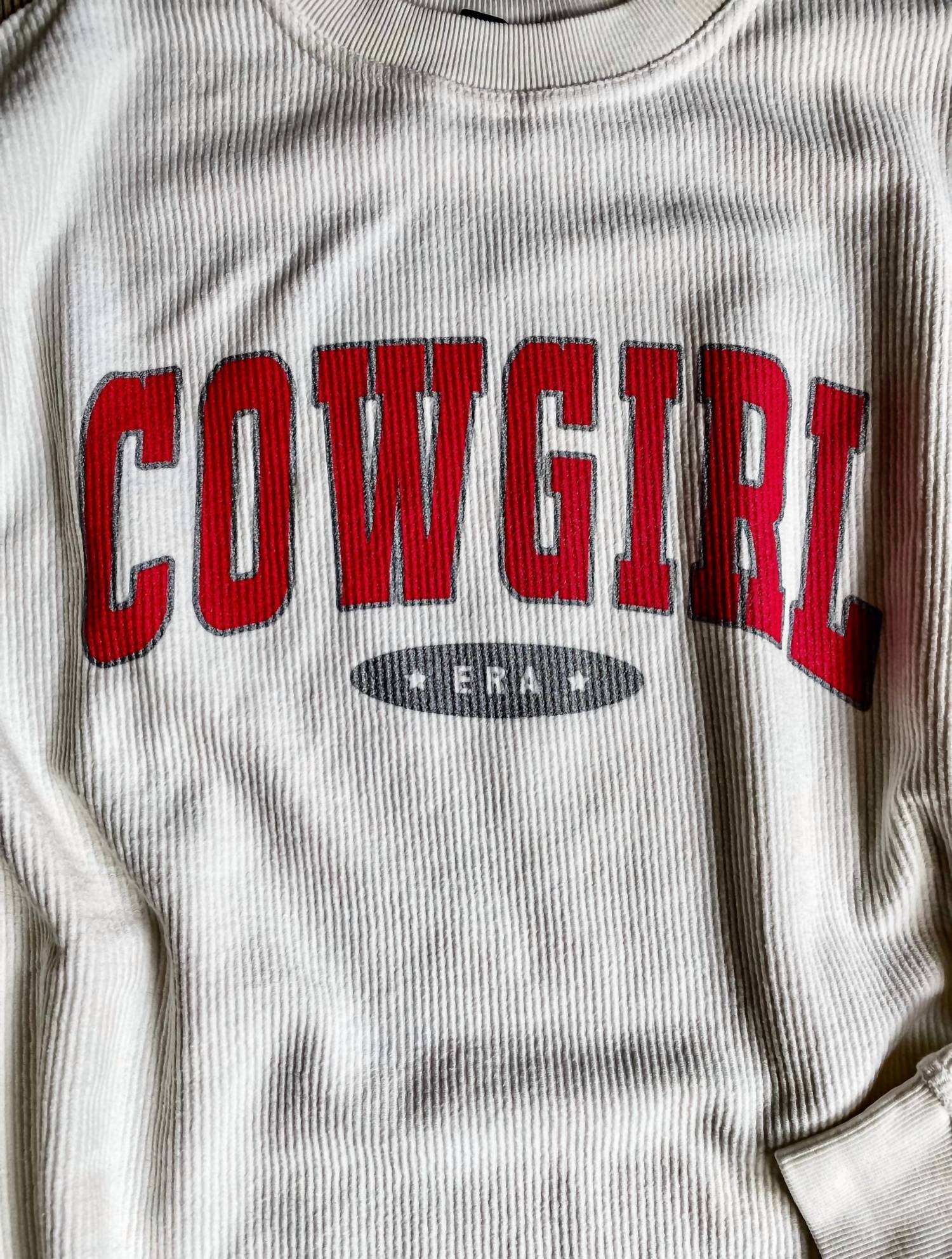 Zutter Women's Cowgirl Era Top in white - women's sweater - detail view